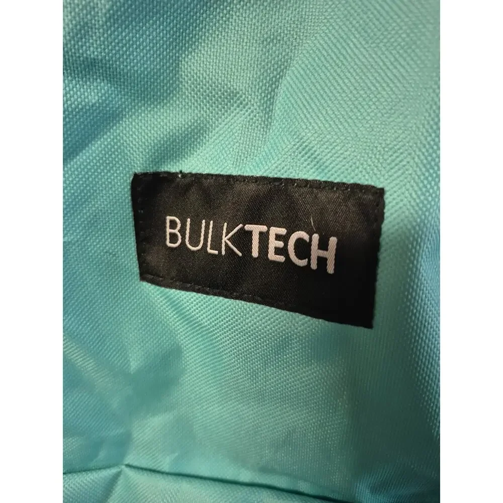 Bulktech Teal Blue Casual School Bookbag Laptop Backpack 17